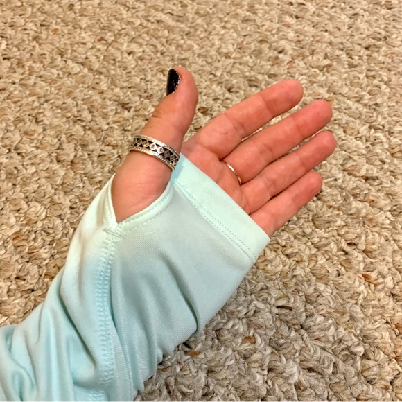 Light Blue Nike Dri-Fit Zip Up Jacket (Large) - Picture 3 of 5